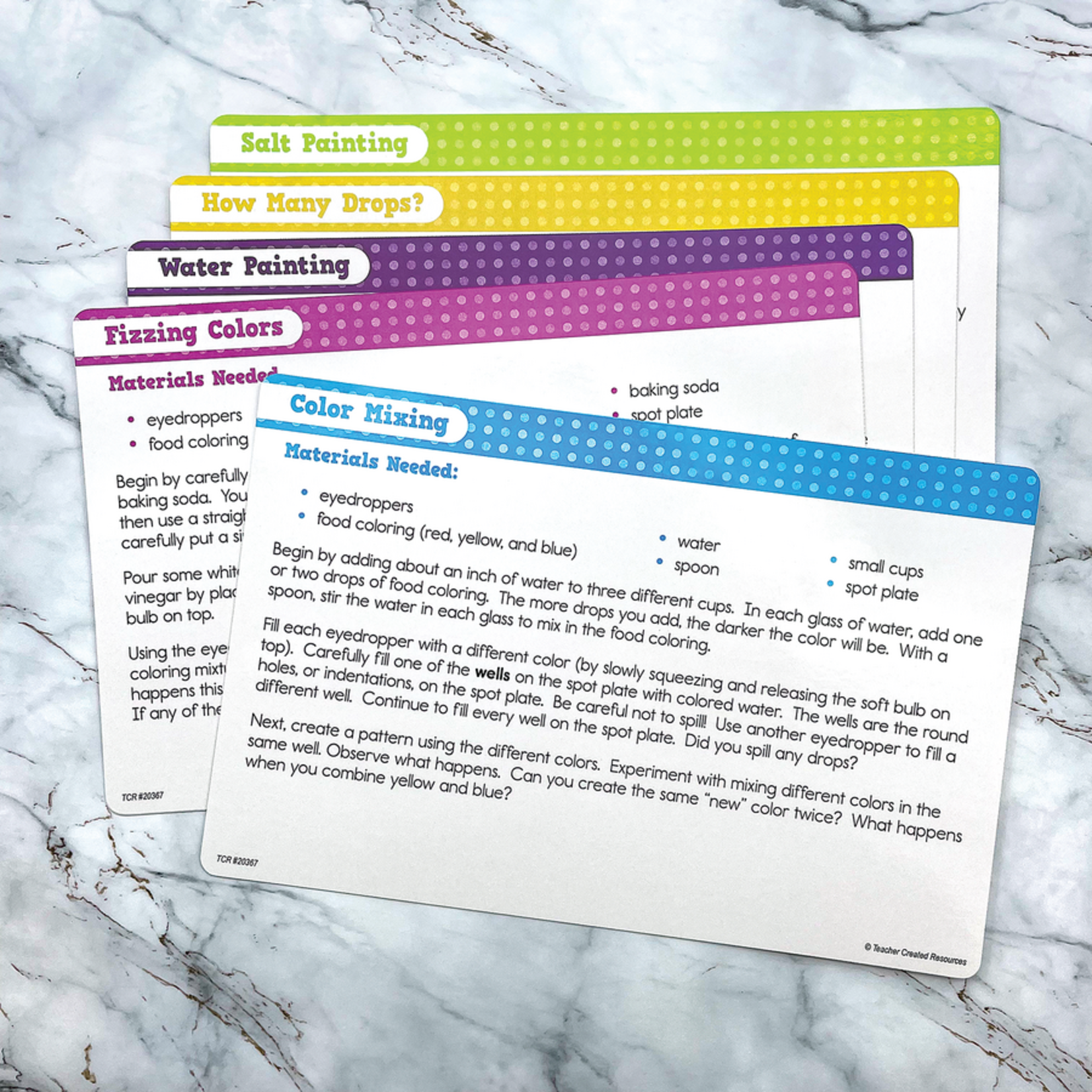 TEACHER CREATED RESOURCES Up-Close Science: Eyedroppers & Spot Plates Activity Set