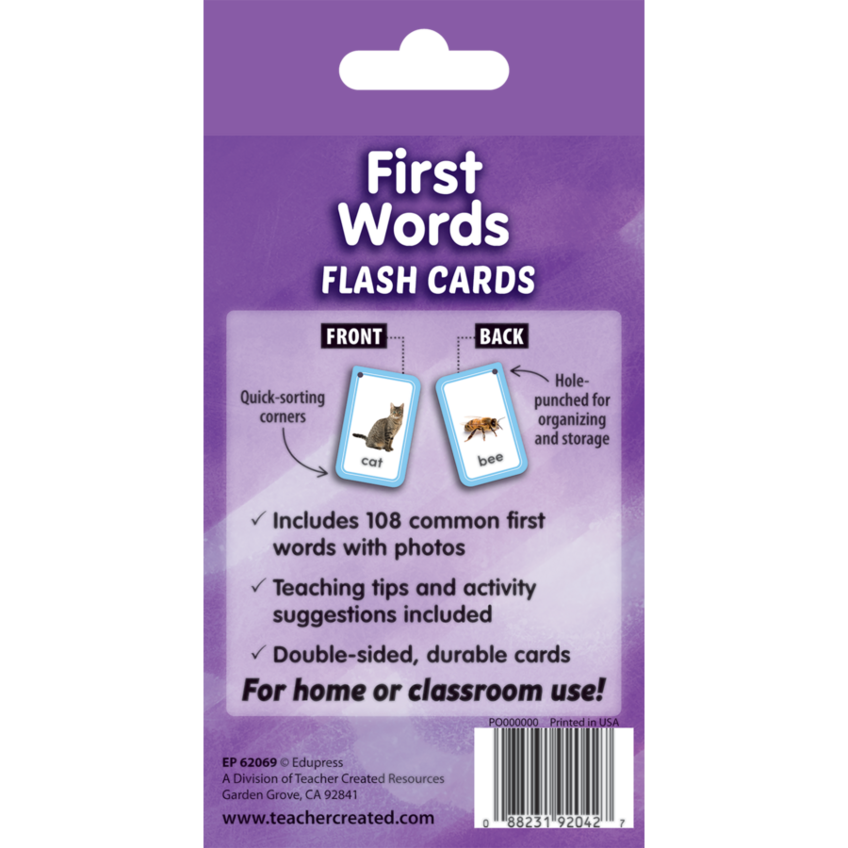 TEACHER CREATED RESOURCES First Words Flash Cards