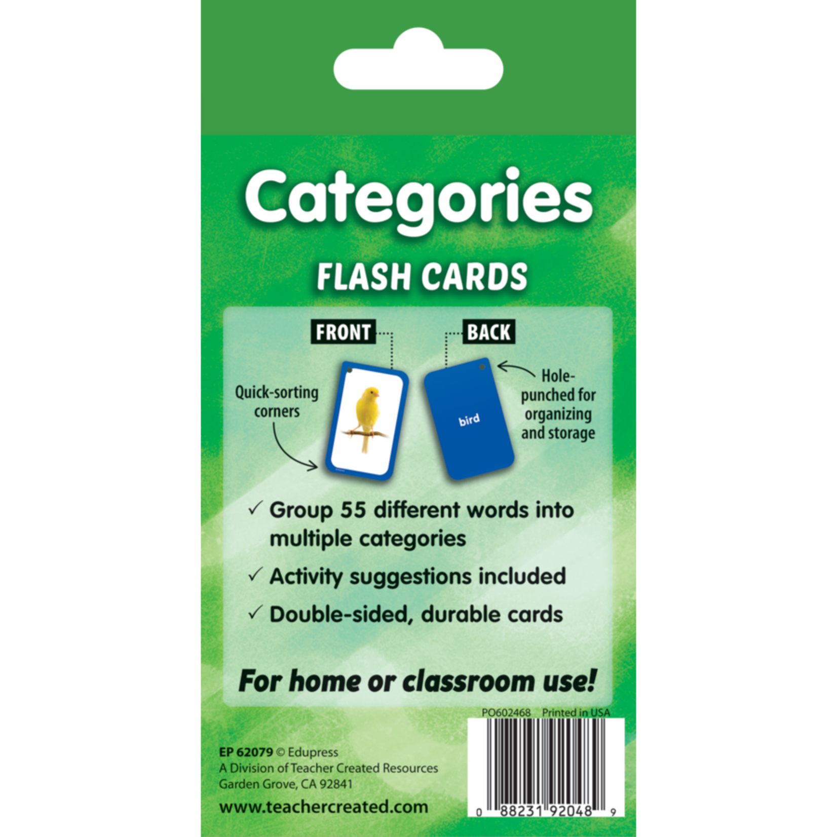 TEACHER CREATED RESOURCES Categories Flash Cards