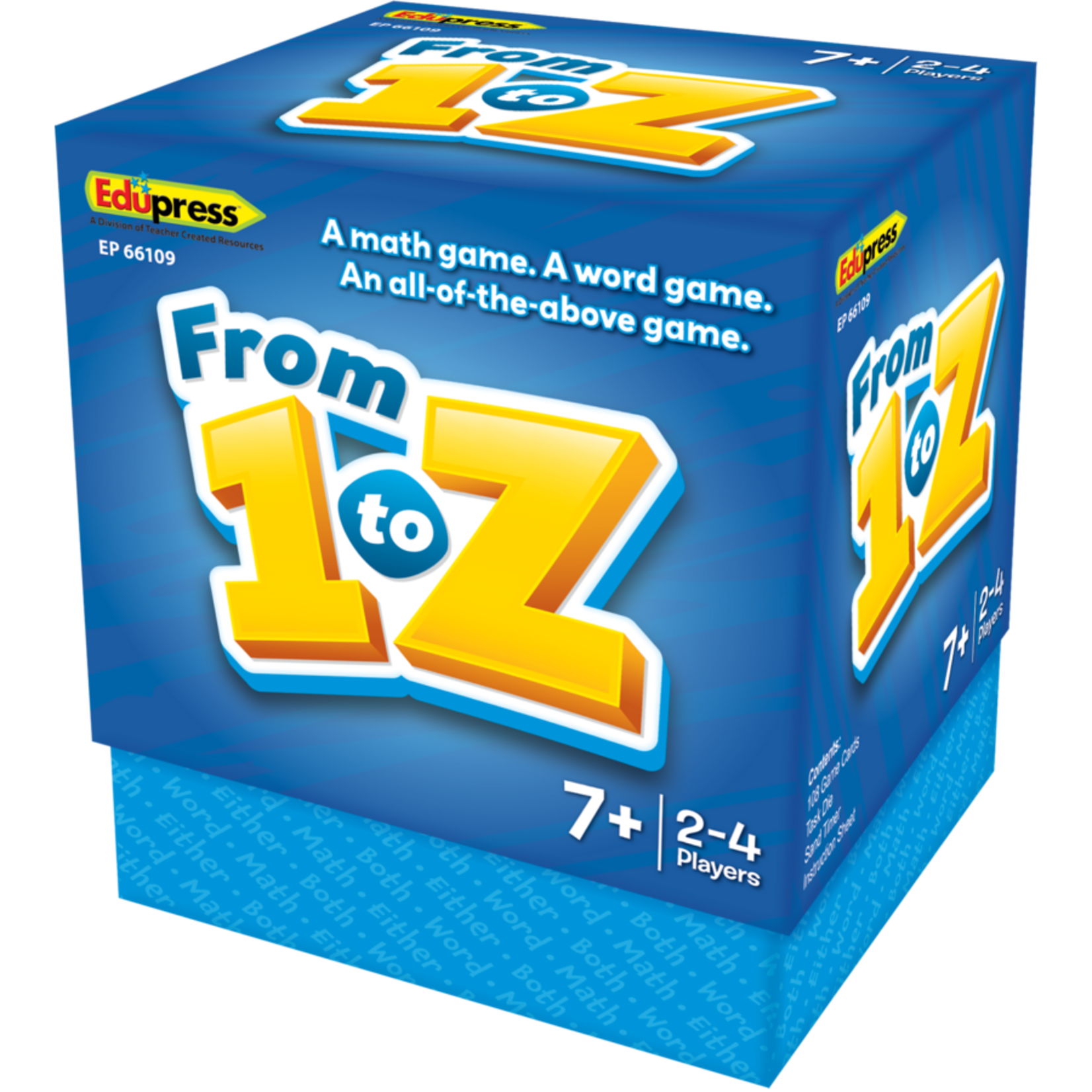 TEACHER CREATED RESOURCES From 1 to Z Card Game