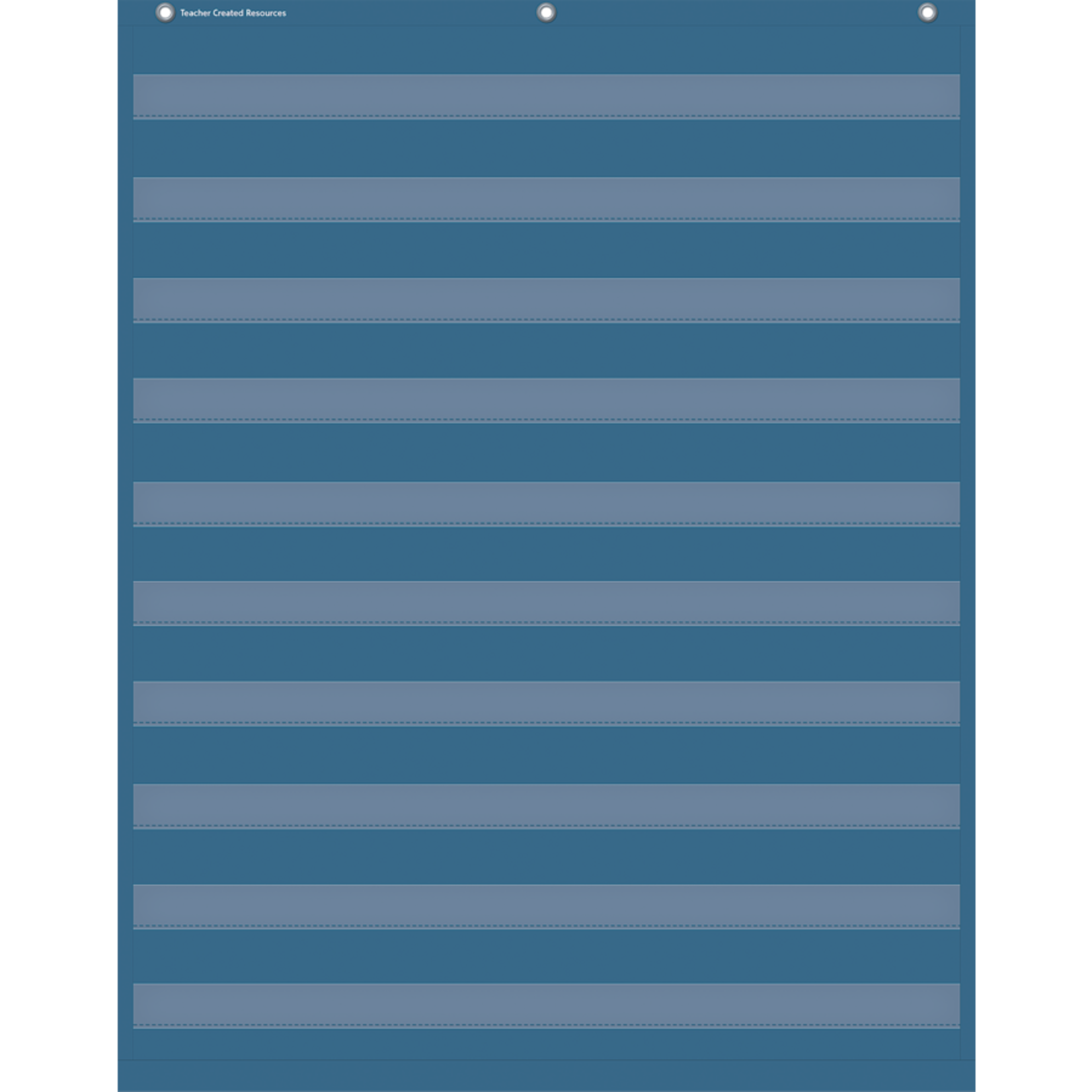 TEACHER CREATED RESOURCES Slate Blue 10 Pocket Chart