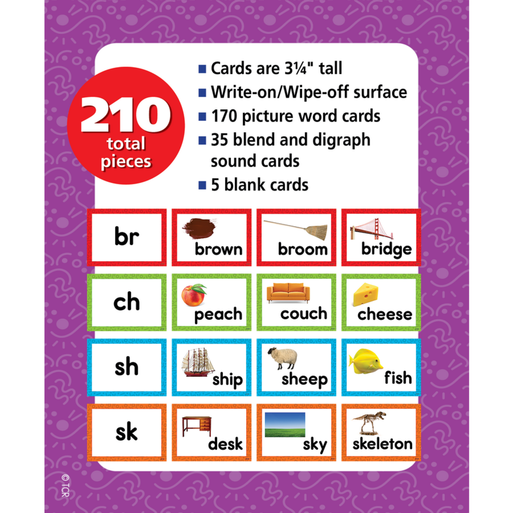 TEACHER CREATED RESOURCES Consonant Blends and Digraphs Pocket Chart Cards