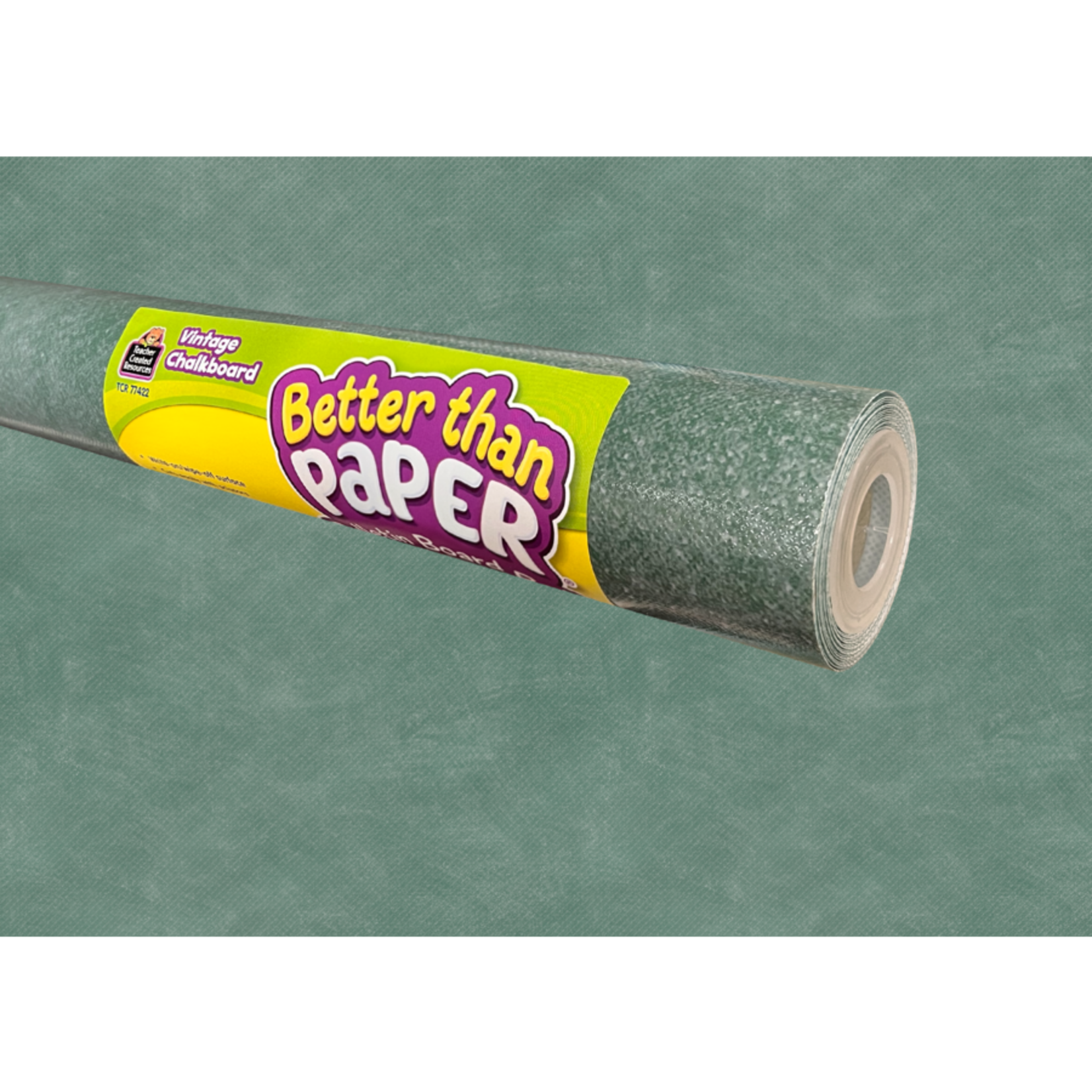 TEACHER CREATED RESOURCES Vintage Chalkboard Better Than Paper Bulletin Board Roll