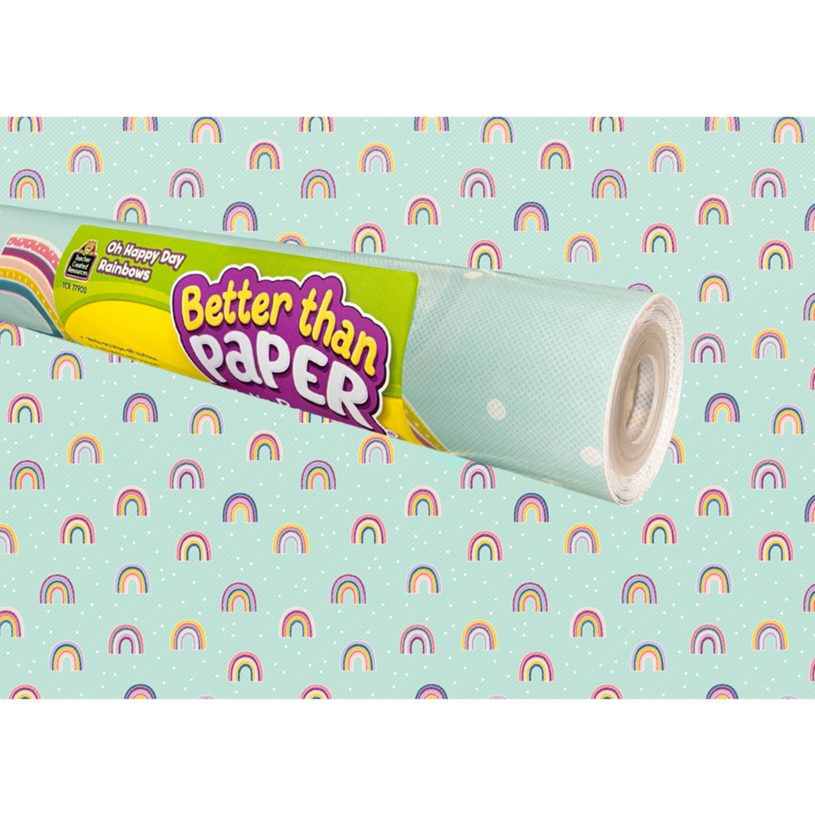 TEACHER CREATED RESOURCES Oh Happy Day Rainbows Better Than Paper Bulletin Board Roll