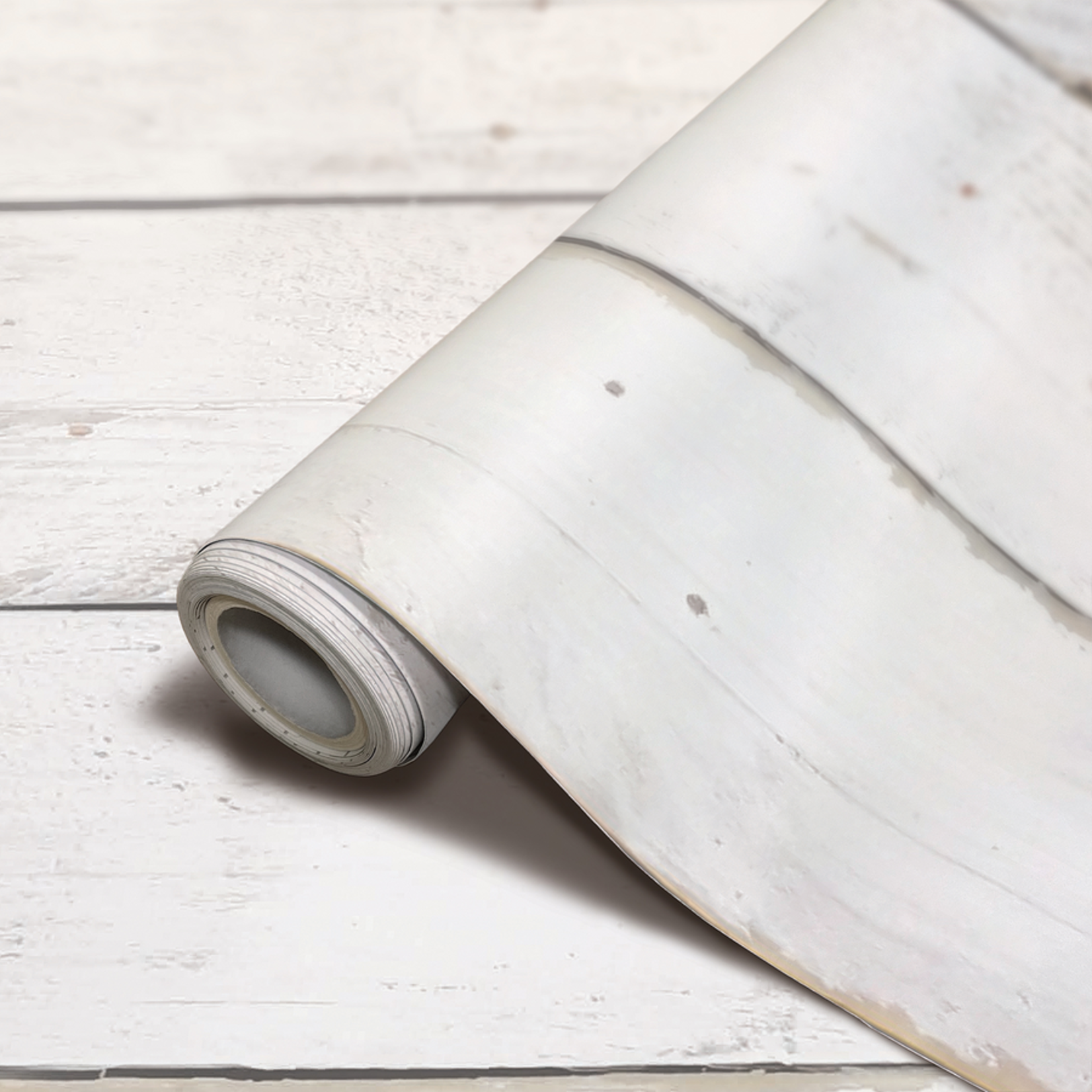 TEACHER CREATED RESOURCES White Shiplap Peel and Stick Decorative Paper
