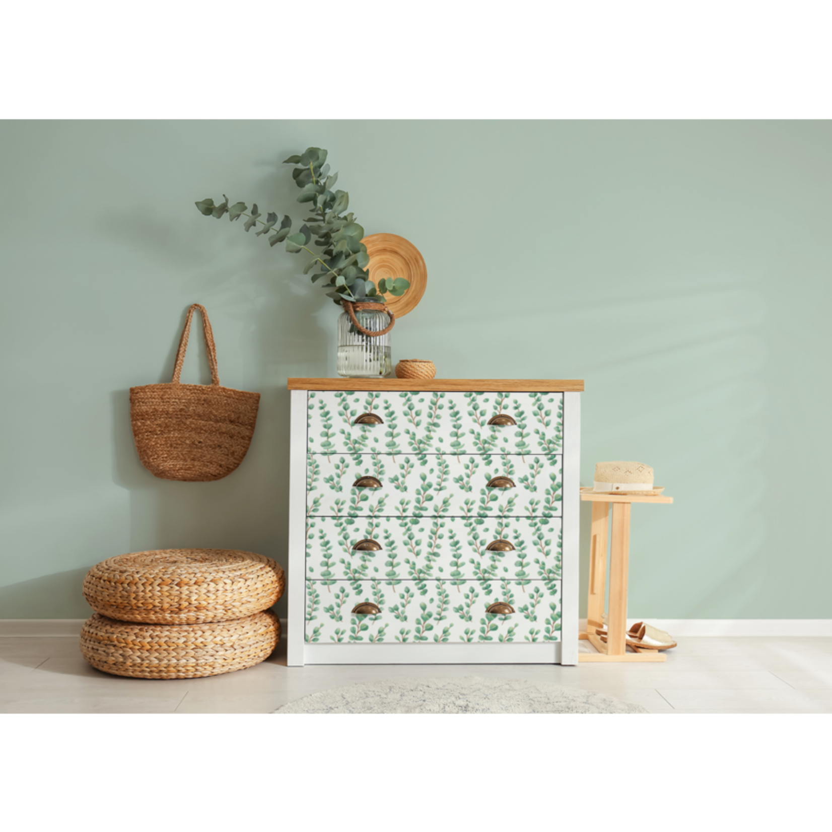 TEACHER CREATED RESOURCES Eucalyptus Peel and Stick Decorative Paper