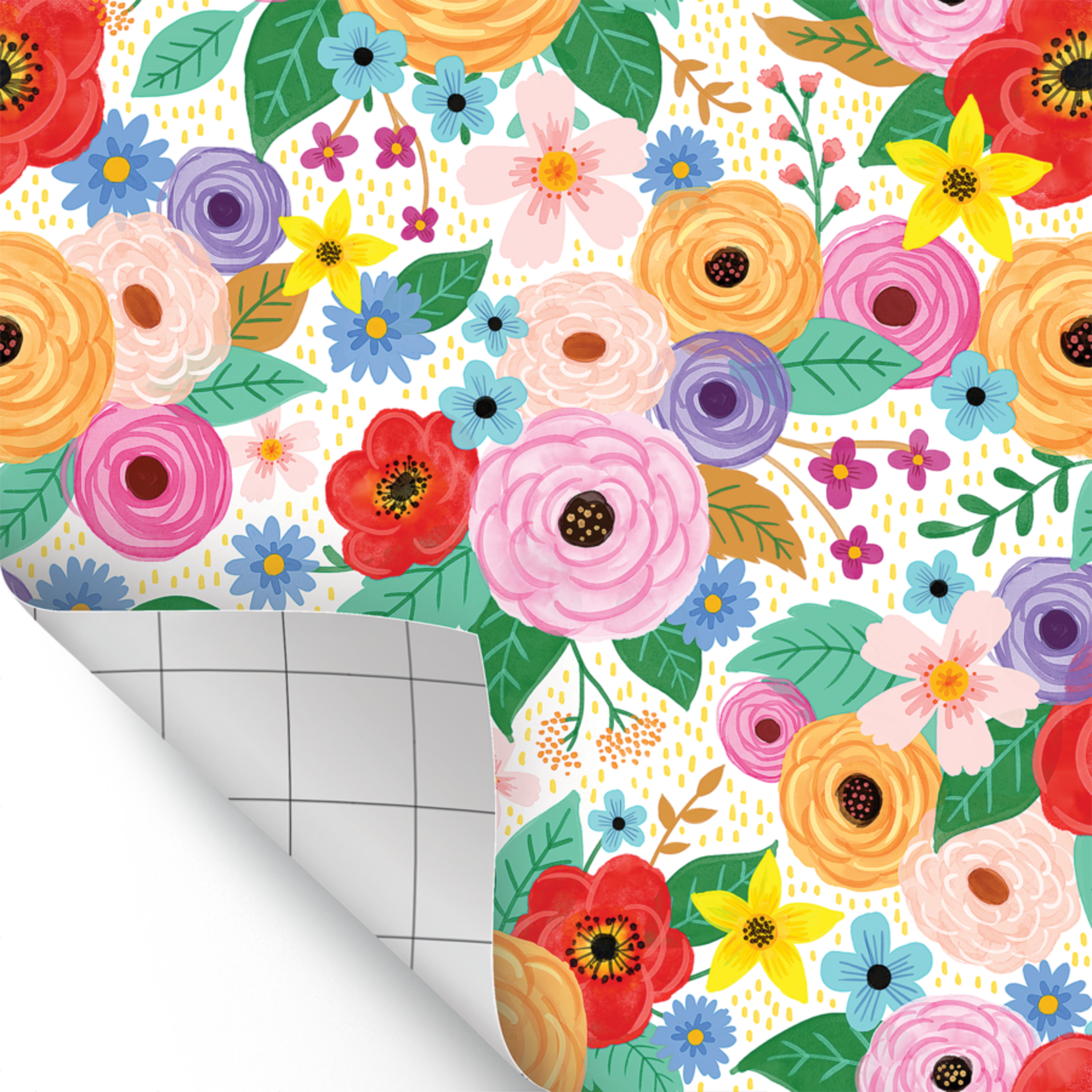 TEACHER CREATED RESOURCES Wildflowers Peel and Stick Decorative Paper