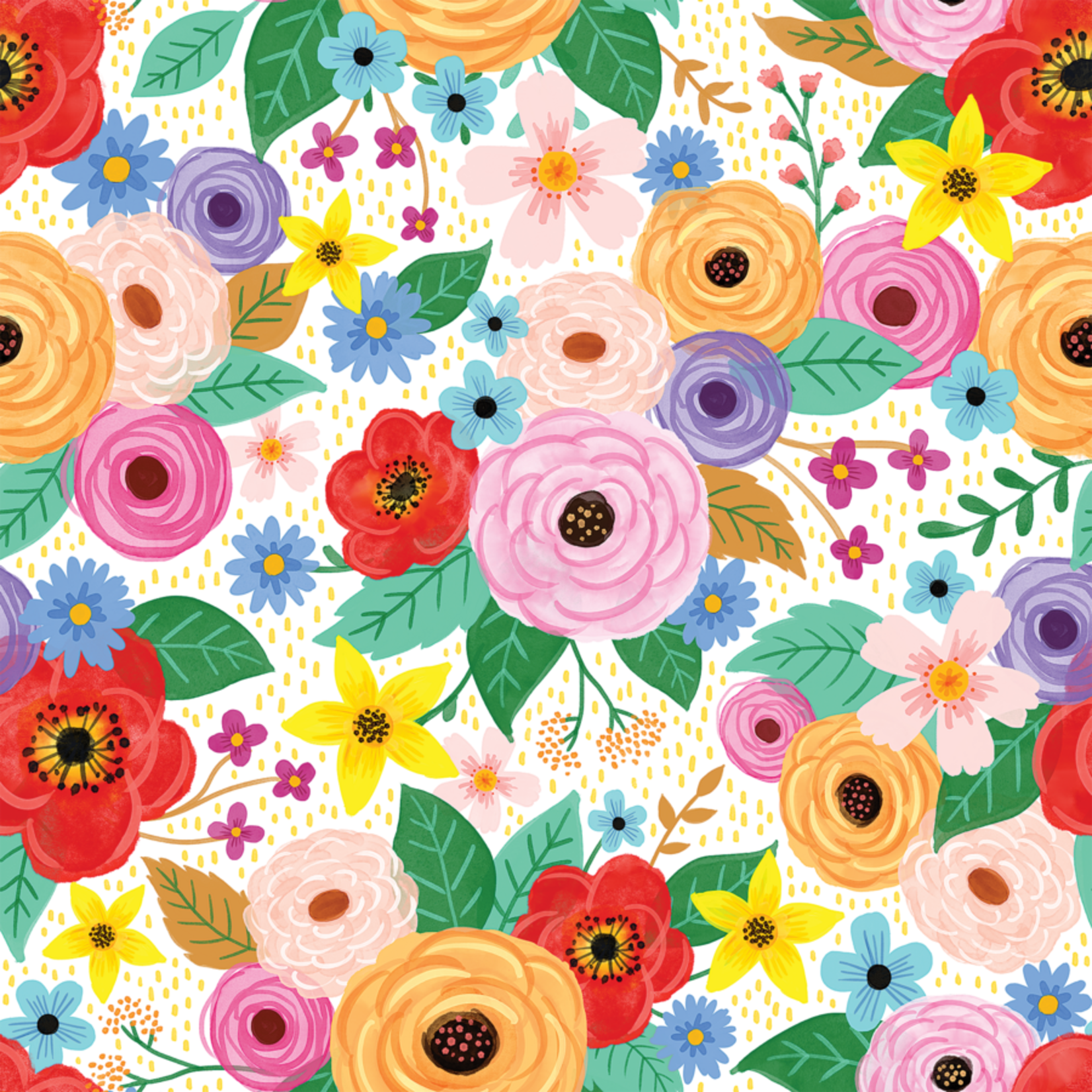TEACHER CREATED RESOURCES Wildflowers Peel and Stick Decorative Paper