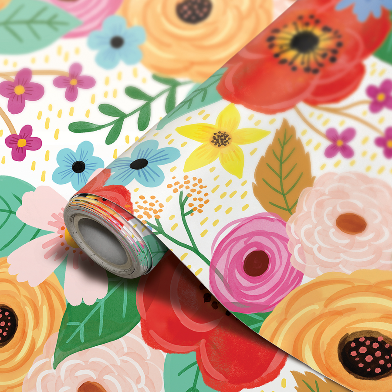 TEACHER CREATED RESOURCES Wildflowers Peel and Stick Decorative Paper
