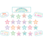 TEACHER CREATED RESOURCES Pastel Pop Positive Affirmations Mini Bulletin Board