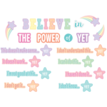 TEACHER CREATED RESOURCES Pastel Pop Believe in the Power of Yet Mini Bulletin Board