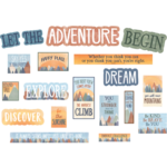 TEACHER CREATED RESOURCES Moving Mountains Let the Adventure Begin Mini Bulletin Board