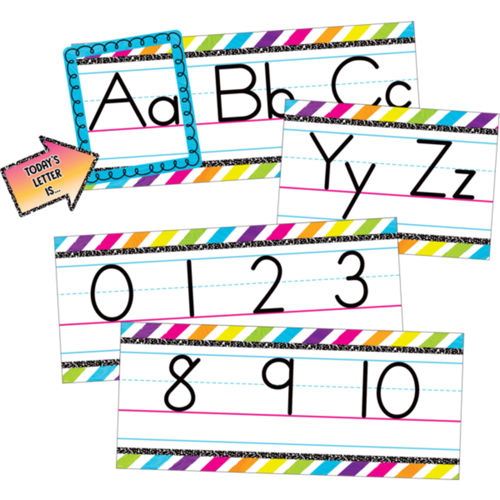 TEACHER CREATED RESOURCES Brights 4Ever Alphabet Line Bulletin Board