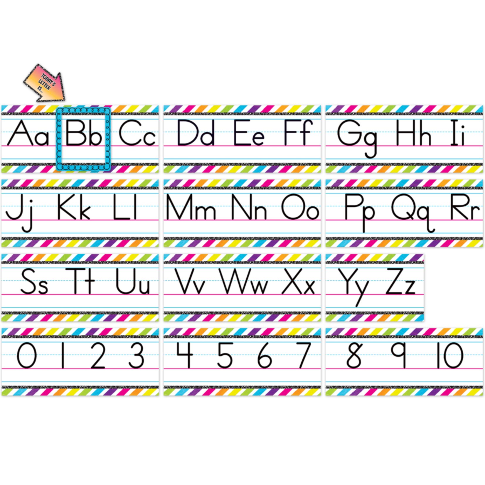 TEACHER CREATED RESOURCES Brights 4Ever Alphabet Line Bulletin Board