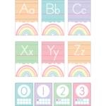 TEACHER CREATED RESOURCES Pastel Pop Alphabet Bulletin Board
