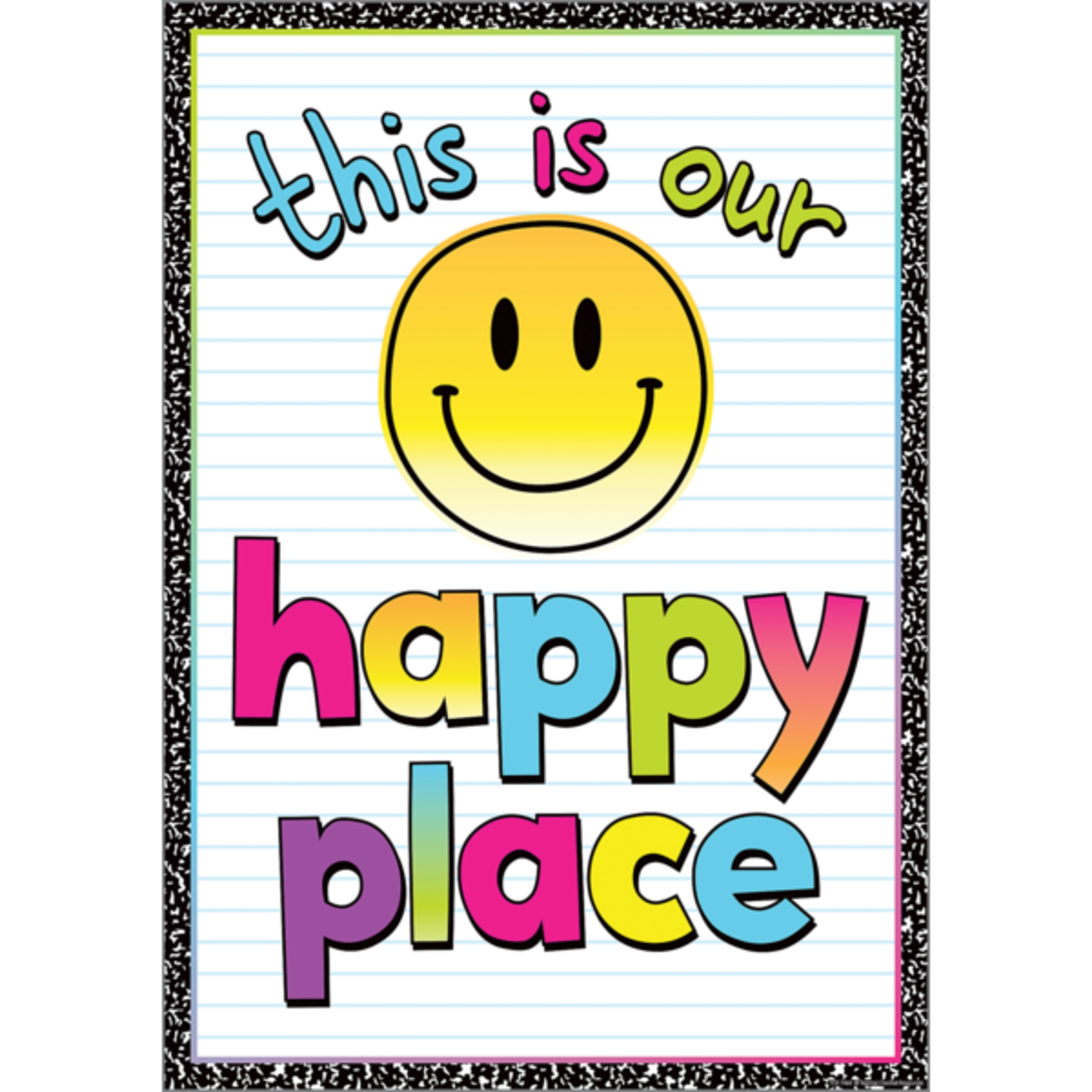 TEACHER CREATED RESOURCES Brights 4Ever Happy Place Positive Poster