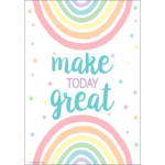 TEACHER CREATED RESOURCES Pastel Pop Make Today Great Positive Poster