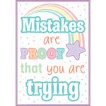 TEACHER CREATED RESOURCES Pastel Pop Mistakes Are Proof That You Are Trying Positive Poster