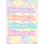TEACHER CREATED RESOURCES Pastel Pop Believe You Can Positive Poster