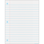 TEACHER CREATED RESOURCES Notebook Paper Write-On/Wipe-Off Chart