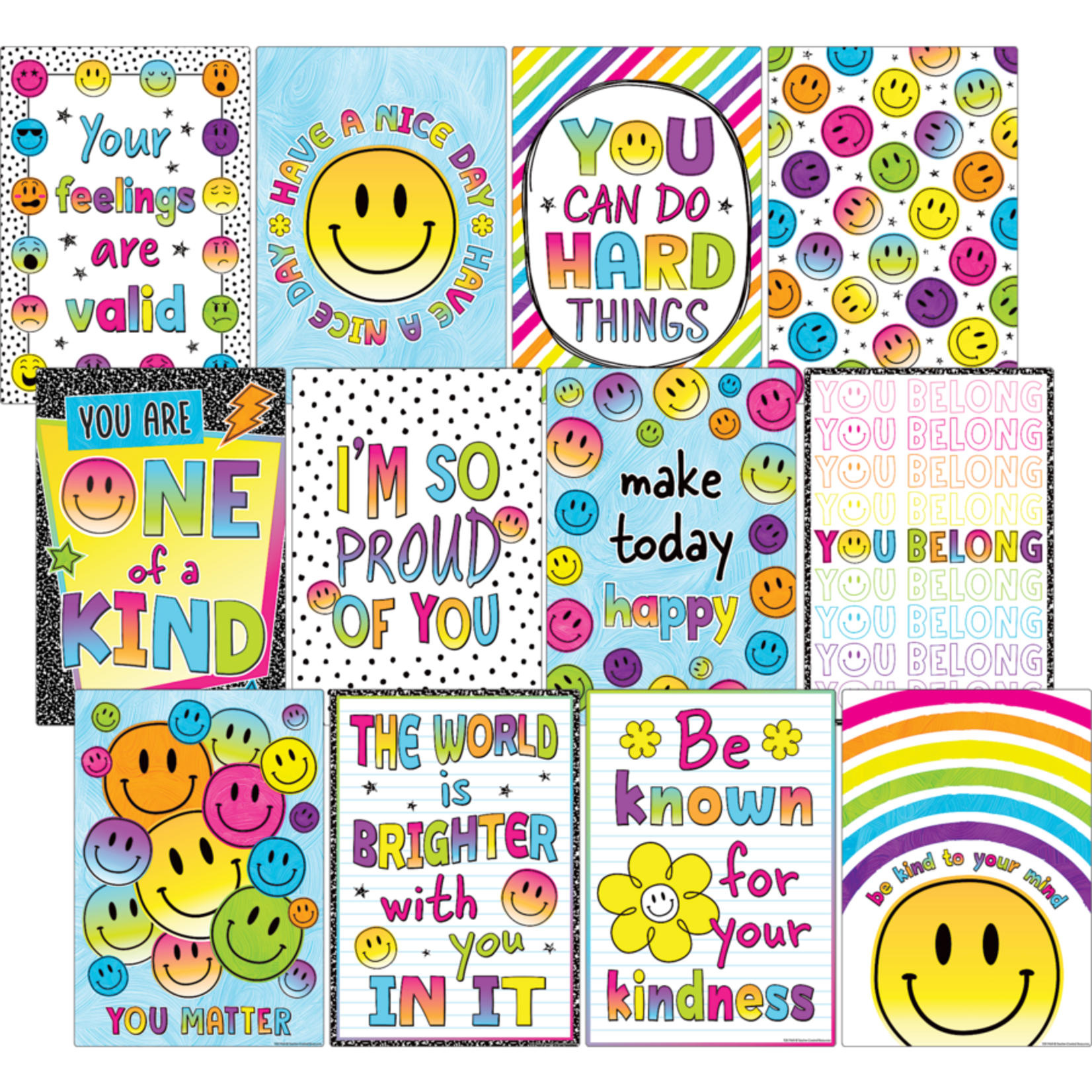 TEACHER CREATED RESOURCES Brights 4Ever Positive Sayings Small Poster Pack