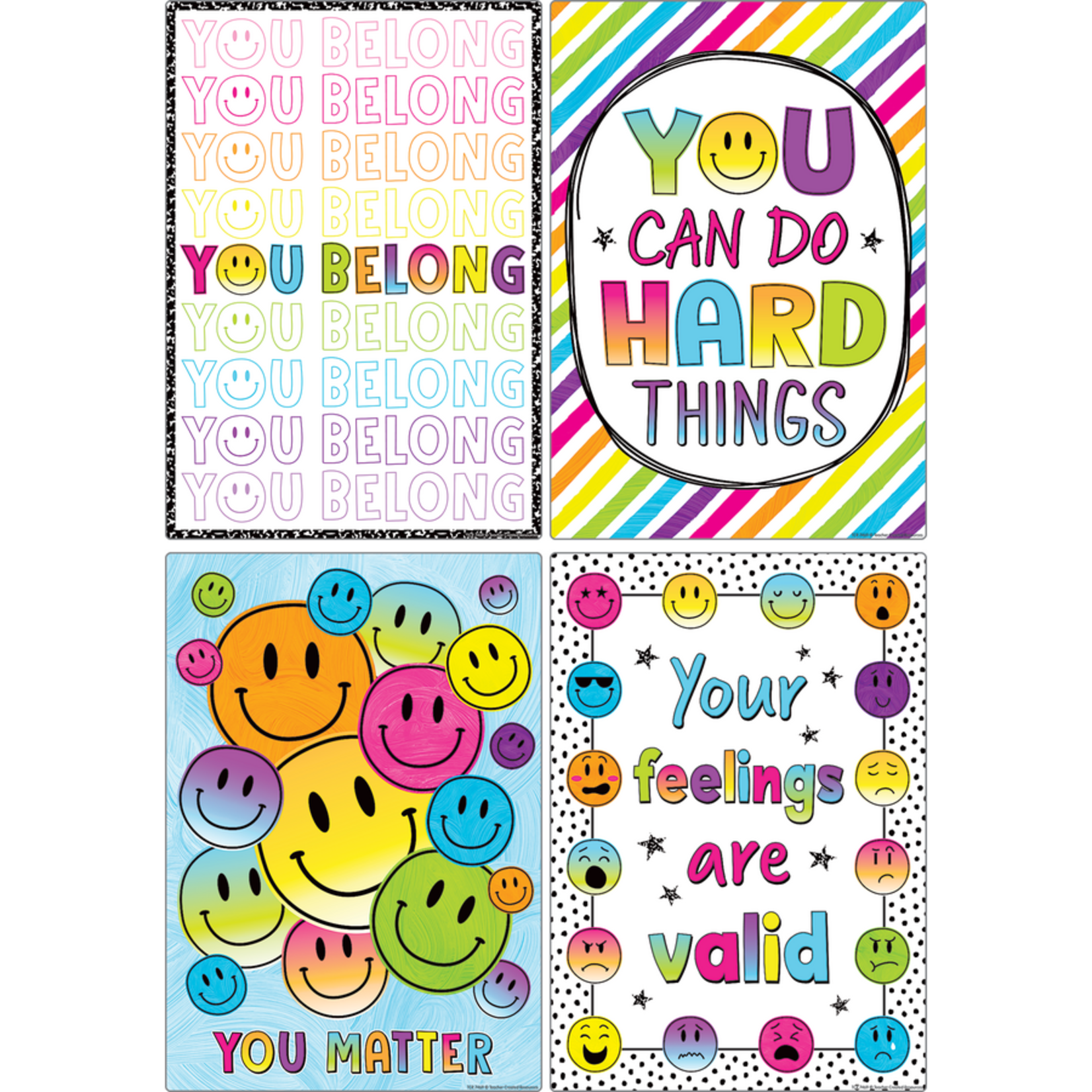 TEACHER CREATED RESOURCES Brights 4Ever Positive Sayings Small Poster Pack