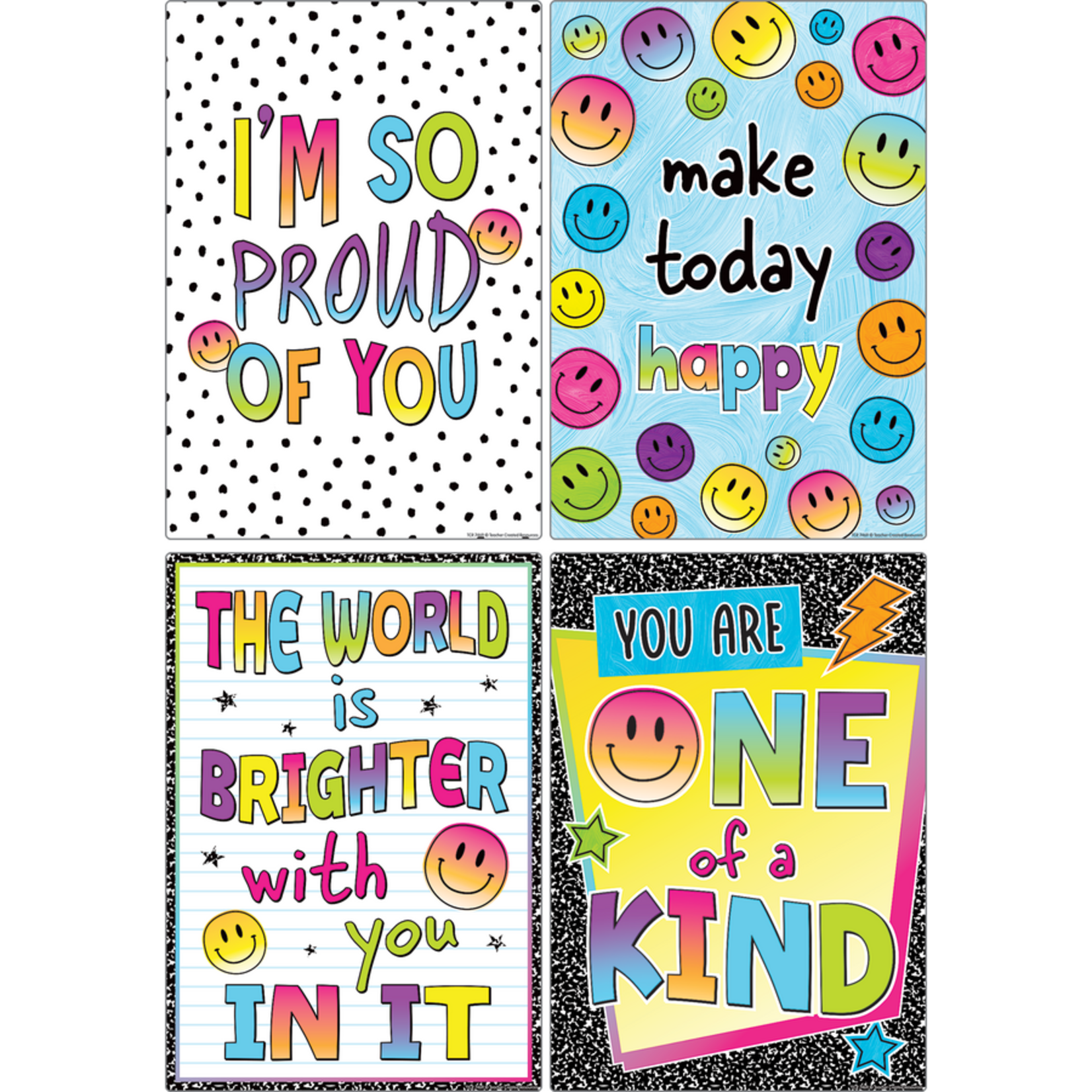 TEACHER CREATED RESOURCES Brights 4Ever Positive Sayings Small Poster Pack