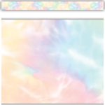 TEACHER CREATED RESOURCES Pastel Pop Tie-Dye Straight Border Trim