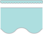 TEACHER CREATED RESOURCES Pastel Blue Scalloped Border Trim