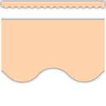 TEACHER CREATED RESOURCES Peach Scalloped Border Trim