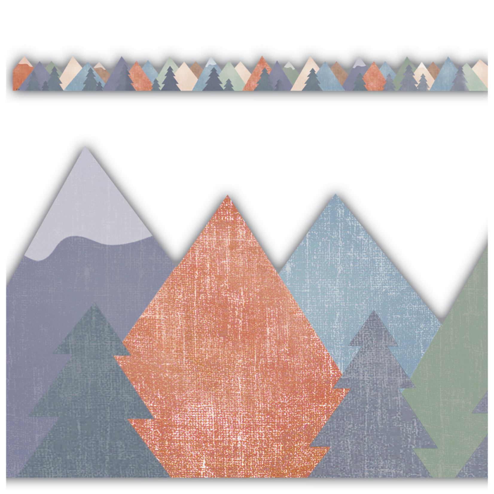 TEACHER CREATED RESOURCES Moving Mountains Die-Cut Border Trim
