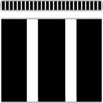 TEACHER CREATED RESOURCES Black and White Vertical Stripes Straight Border Trim