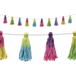 TEACHER CREATED RESOURCES Tie-Dye Tassels Garland