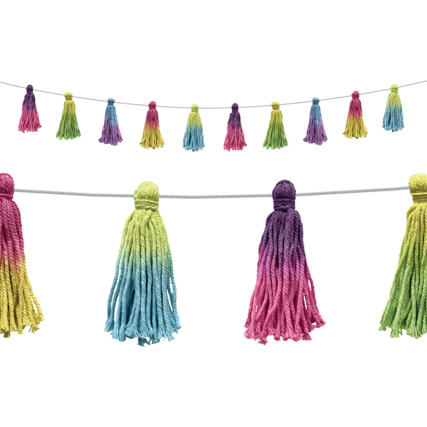 TEACHER CREATED RESOURCES Tie-Dye Tassels Garland