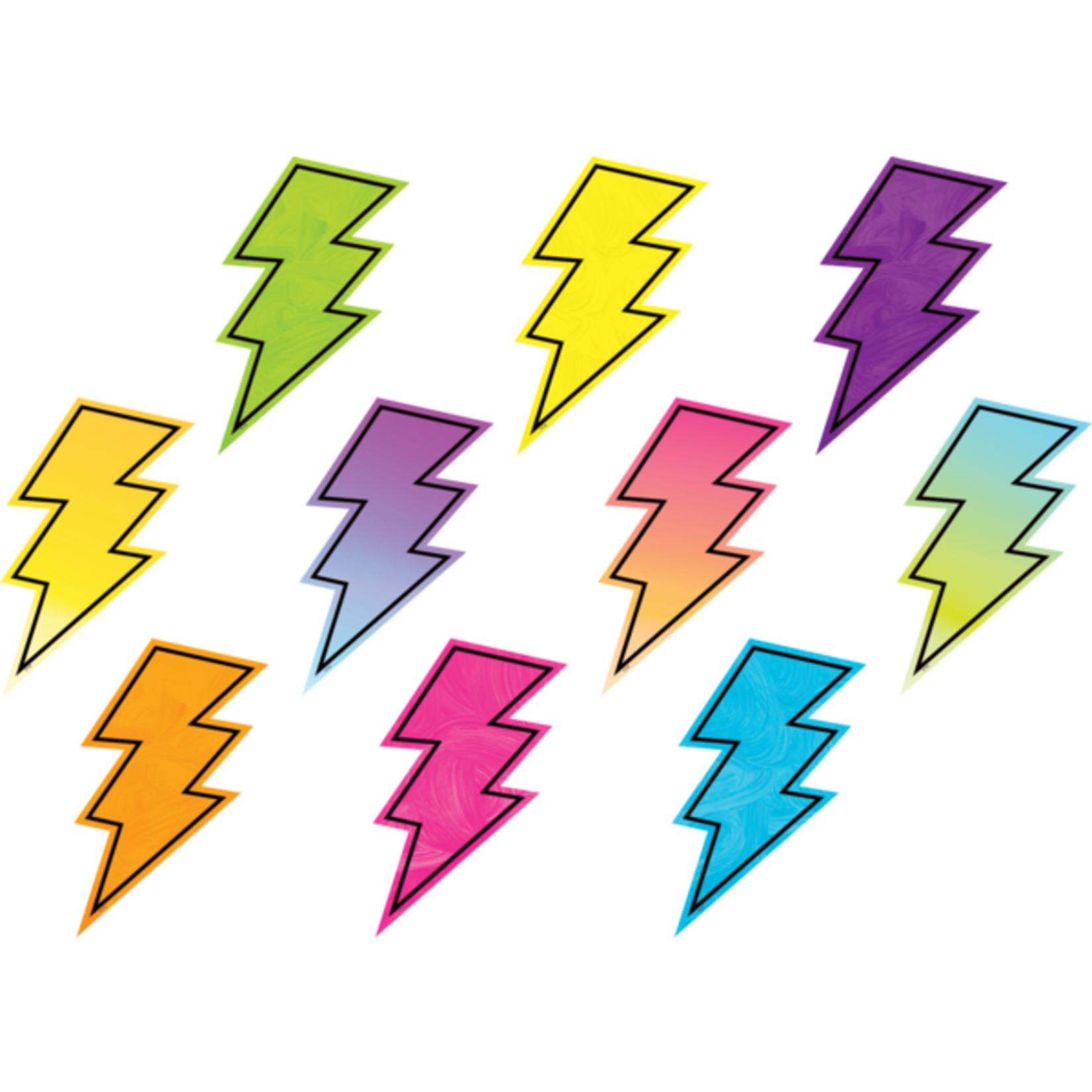 TEACHER CREATED RESOURCES Brights 4Ever Lightning Bolts Accents