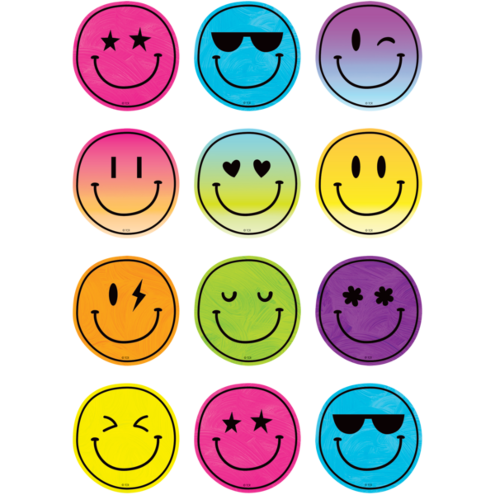 TEACHER CREATED RESOURCES Brights 4Ever Smiley Faces Mini Accents