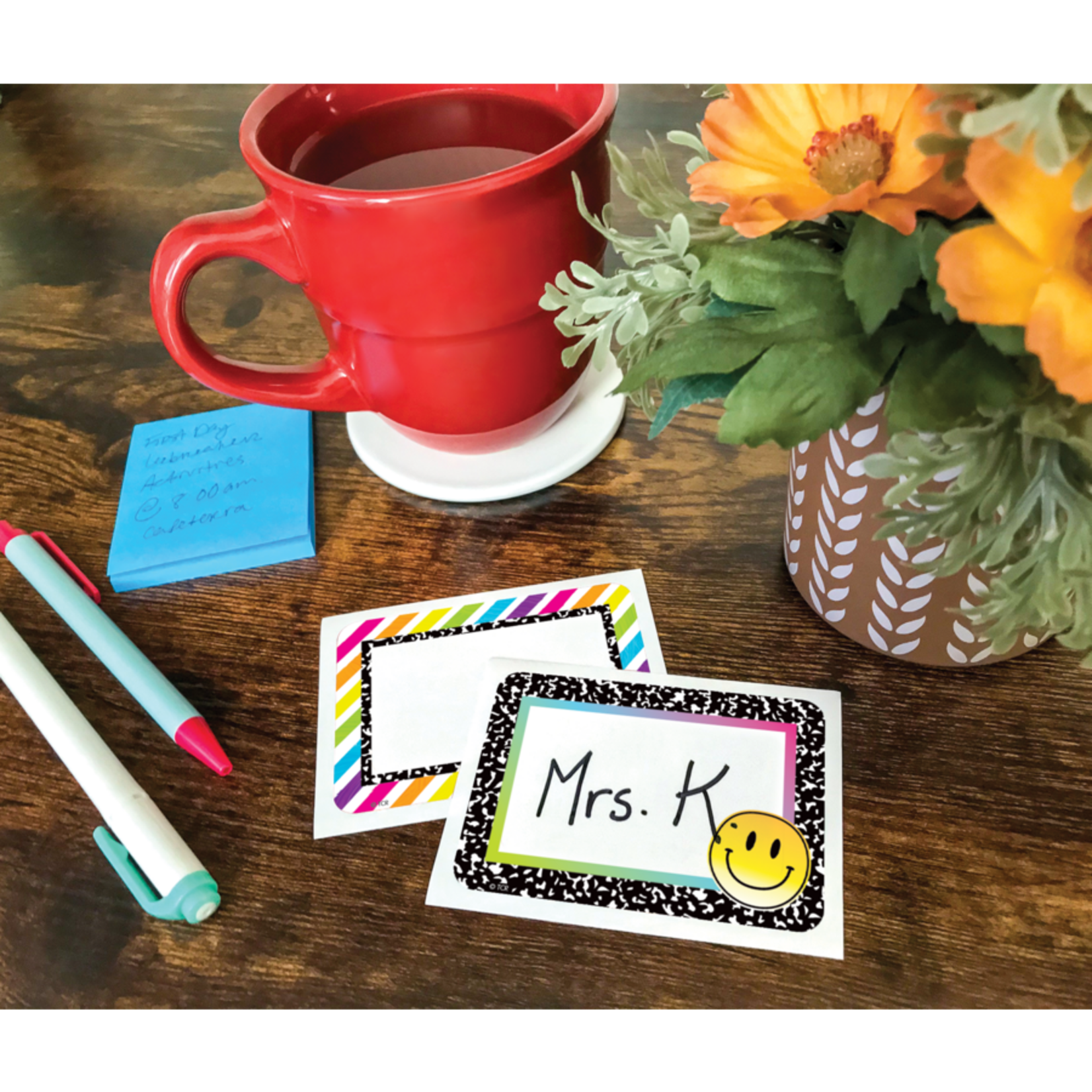 TEACHER CREATED RESOURCES Brights 4Ever Name Tags/Labels - Multi-Pack