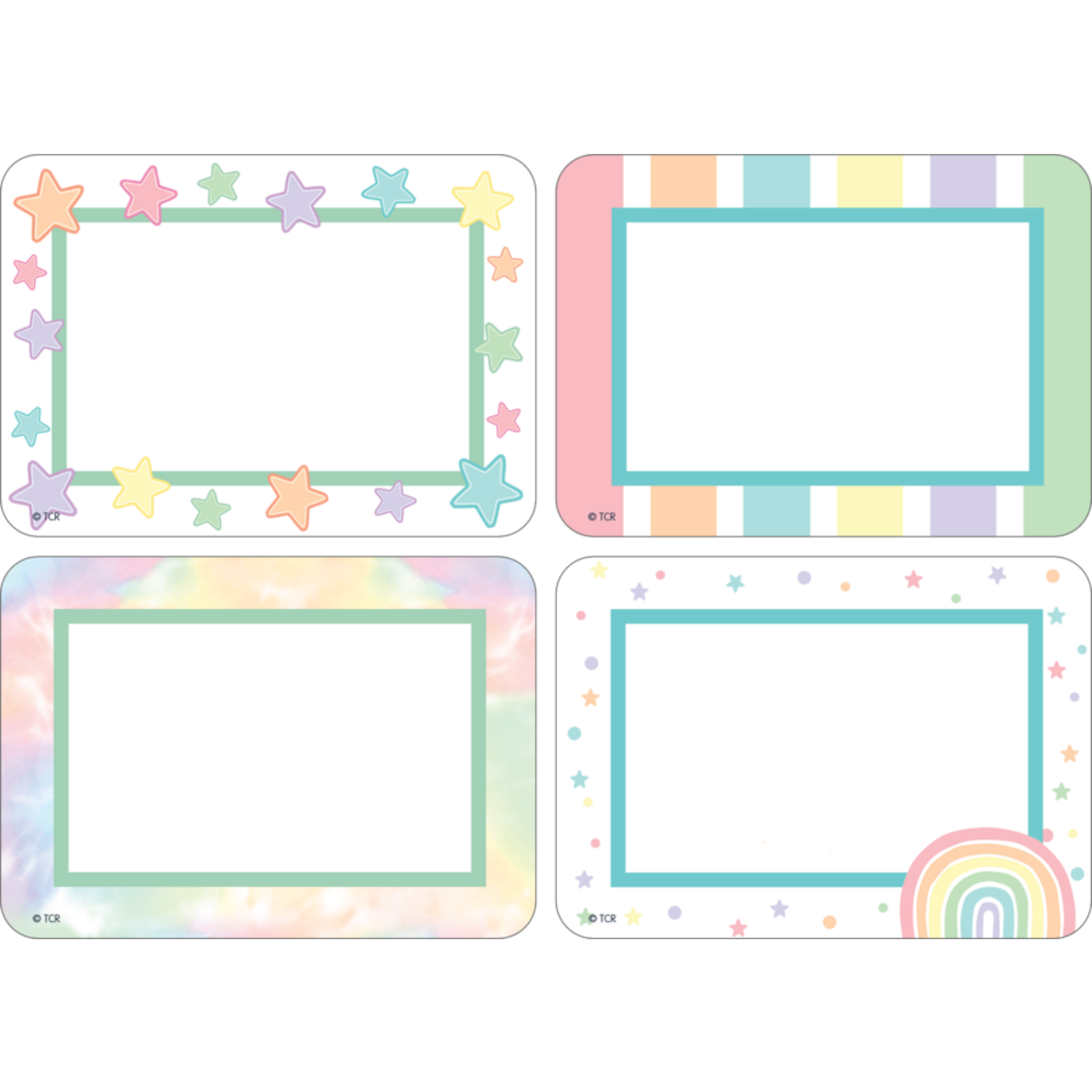 TEACHER CREATED RESOURCES Pastel Pop Name Tags/Labels - Multi-Pack