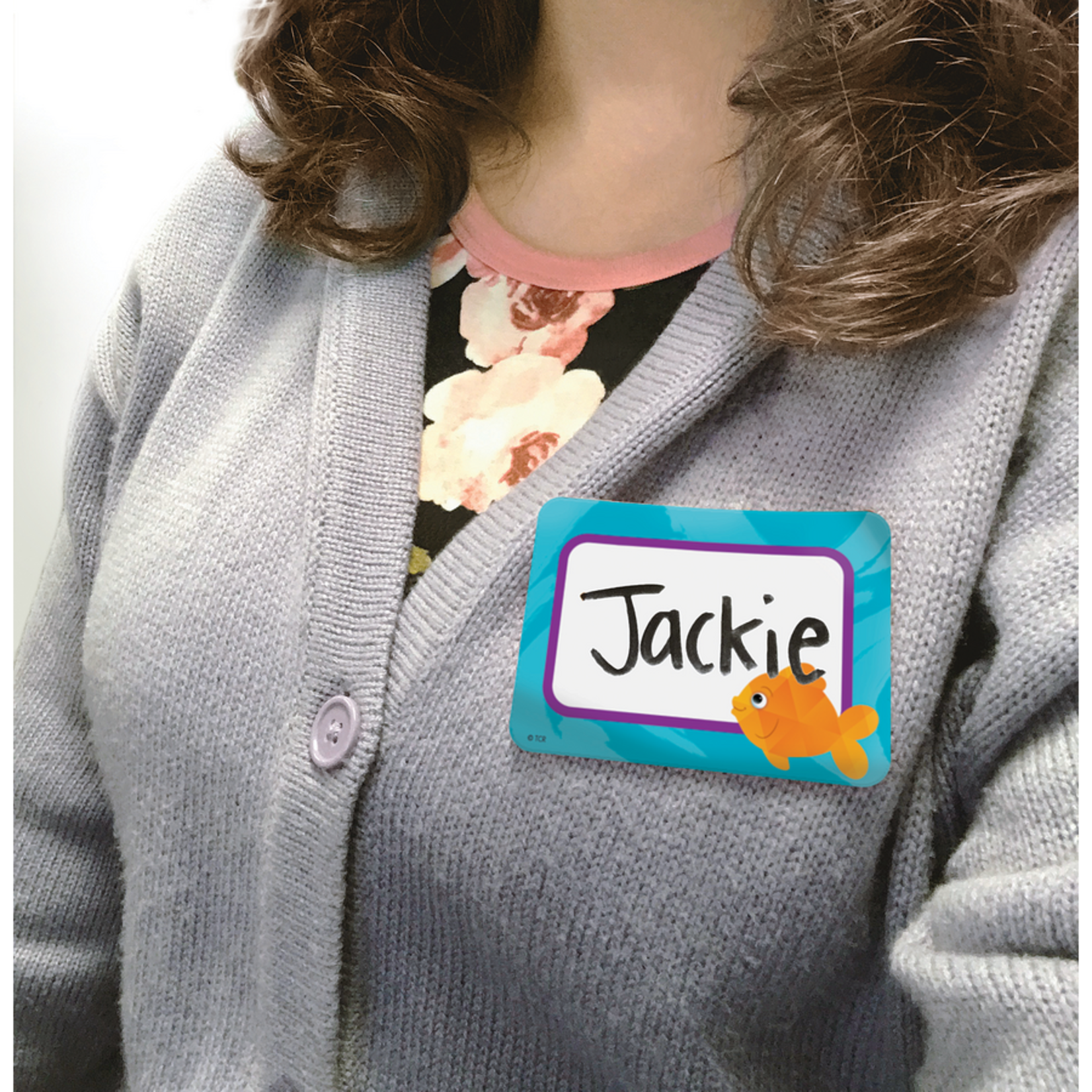 TEACHER CREATED RESOURCES Colorful Fish Name Tags/Labels - Multi-Pack