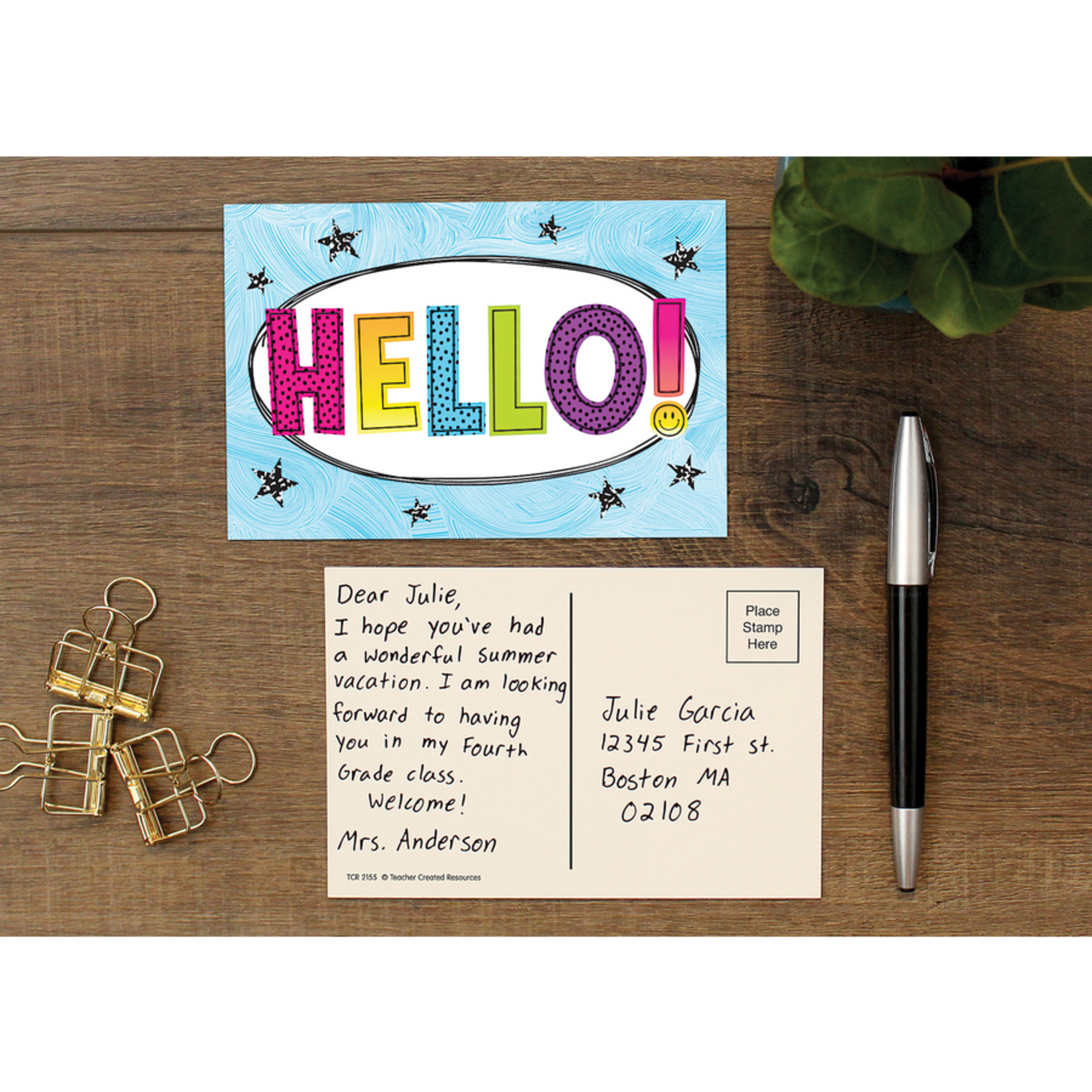 TEACHER CREATED RESOURCES Brights 4Ever Hello Postcards