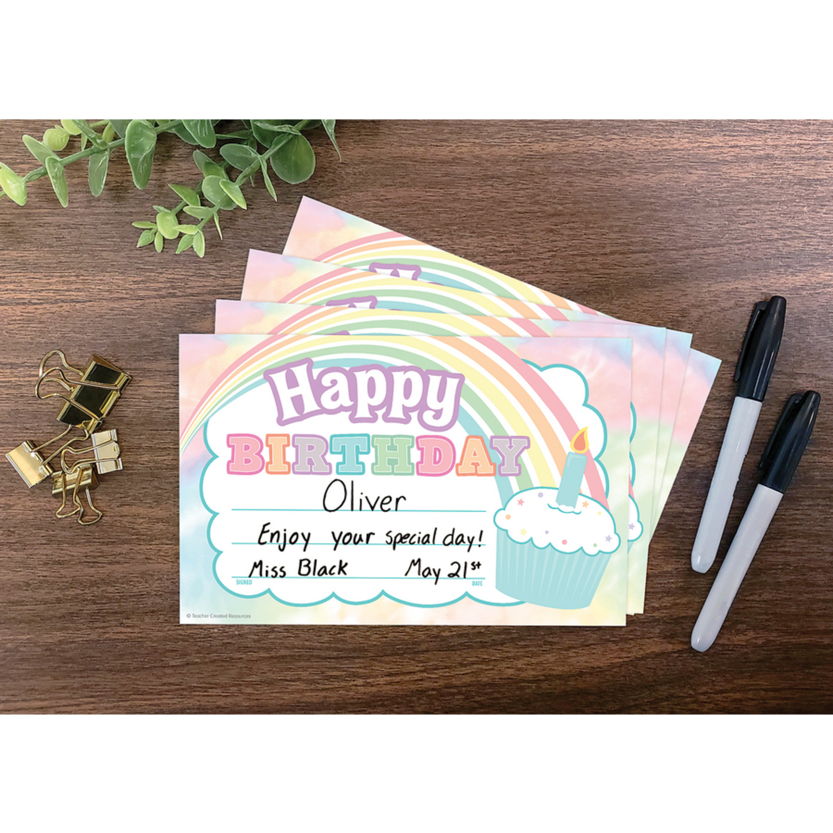 TEACHER CREATED RESOURCES Pastel Pop Happy Birthday Awards