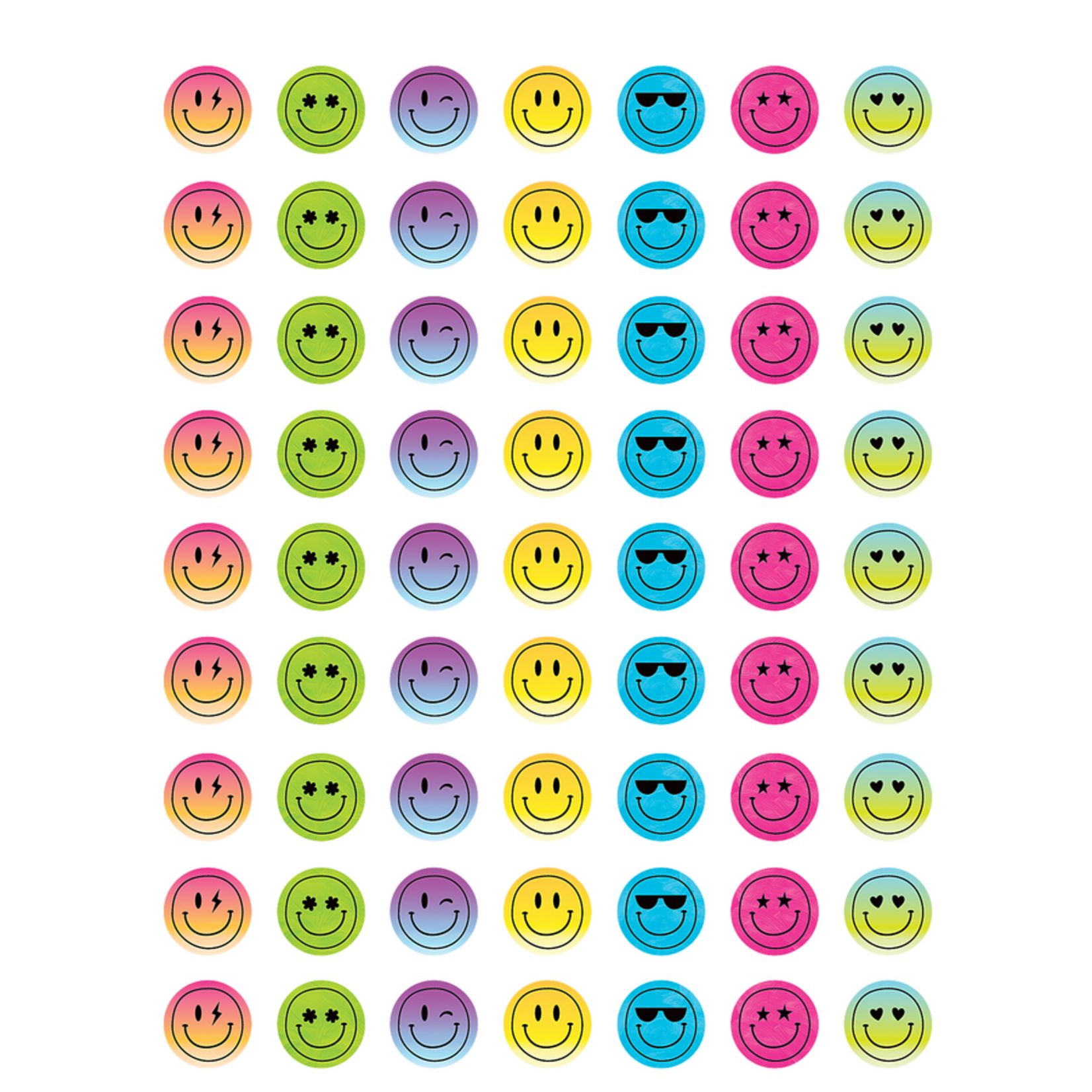 TEACHER CREATED RESOURCES Brights 4Ever Smiley Faces Mini Stickers