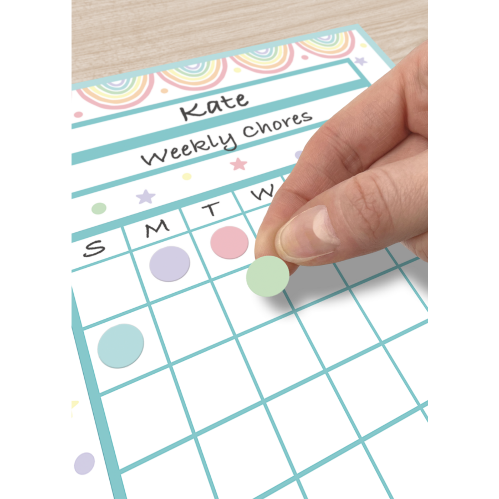 TEACHER CREATED RESOURCES Pastel Pop Circles Mini Stickers Valu-Pak