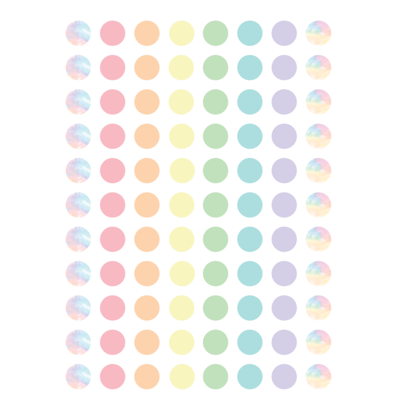 TEACHER CREATED RESOURCES Pastel Pop Circles Mini Stickers Valu-Pak