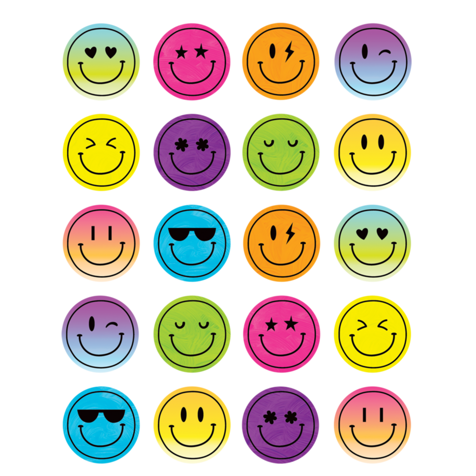 TEACHER CREATED RESOURCES Brights 4Ever Smiley Faces Stickers