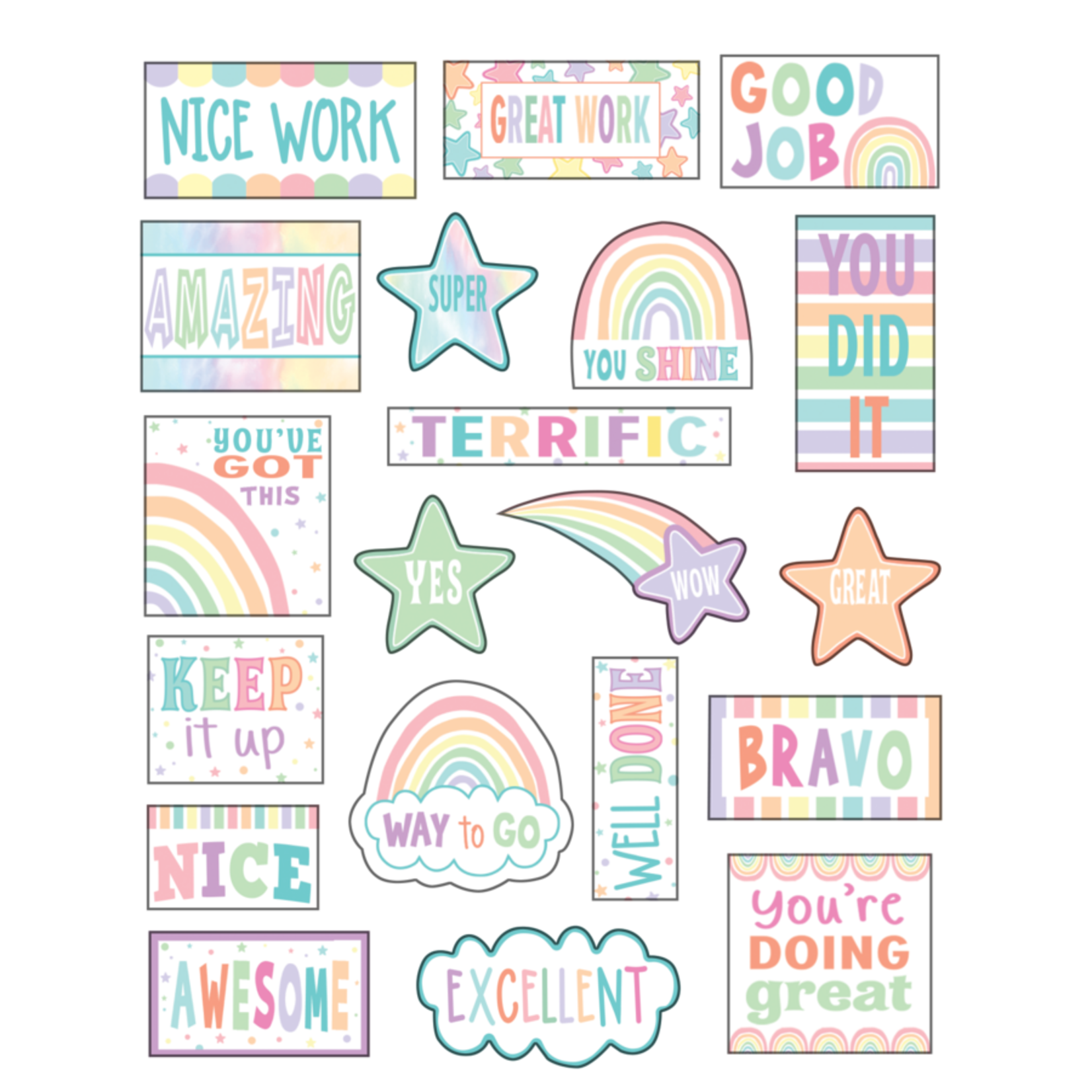 TEACHER CREATED RESOURCES Pastel Pop Stickers