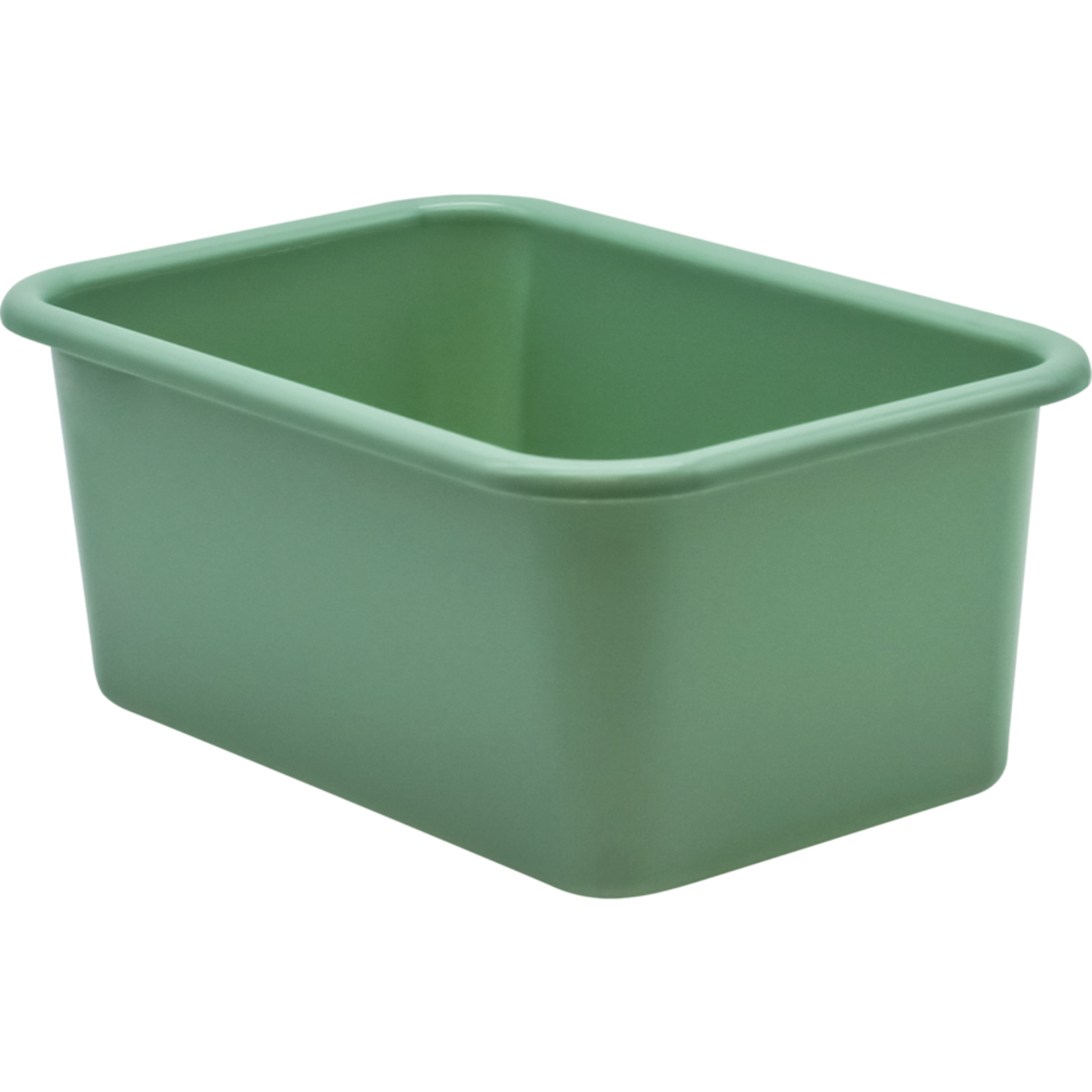 TEACHER CREATED RESOURCES Eucalyptus Green Small Plastic Storage Bin