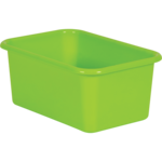TEACHER CREATED RESOURCES Lime Small Plastic Bin