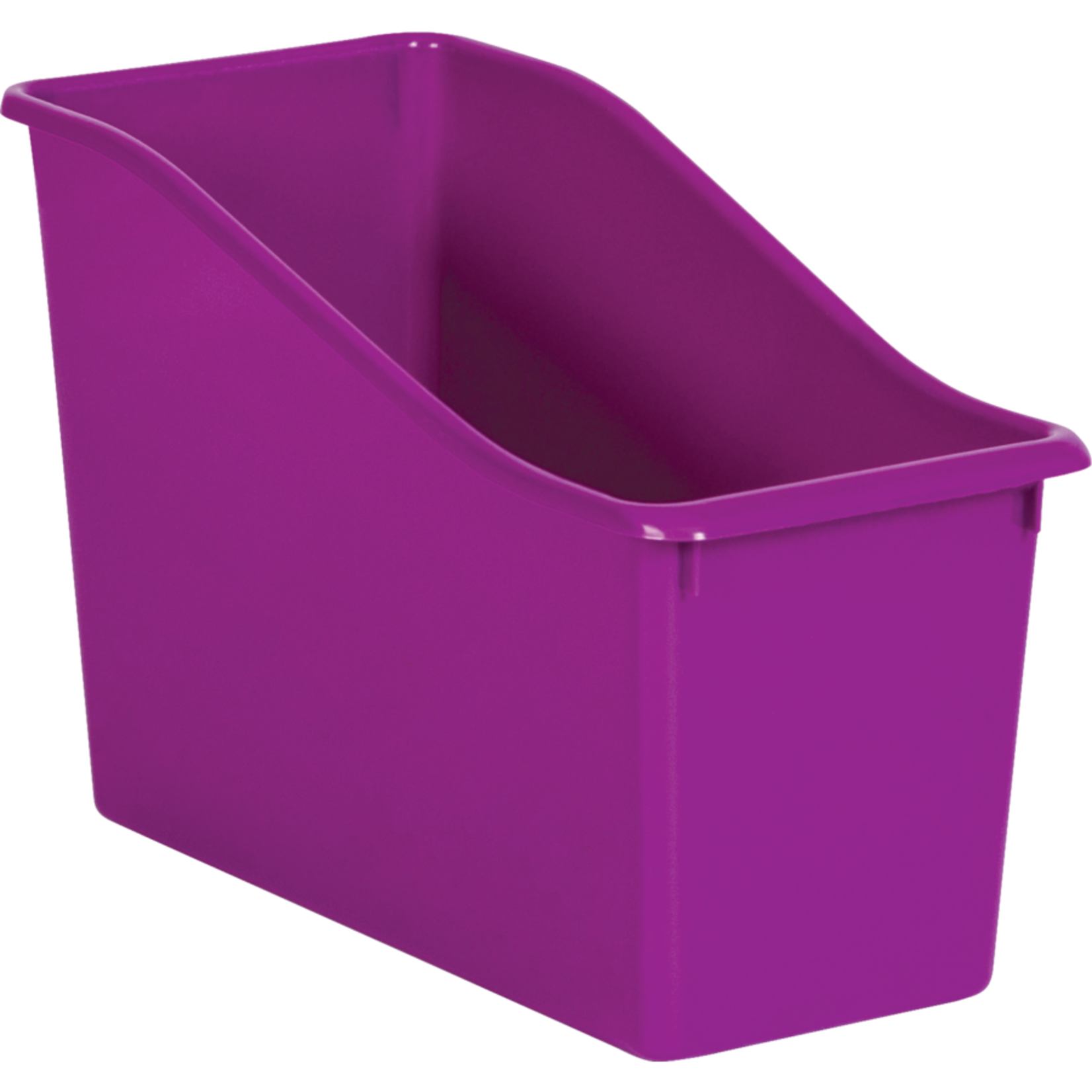 TEACHER CREATED RESOURCES Purple Plastic Book Bin