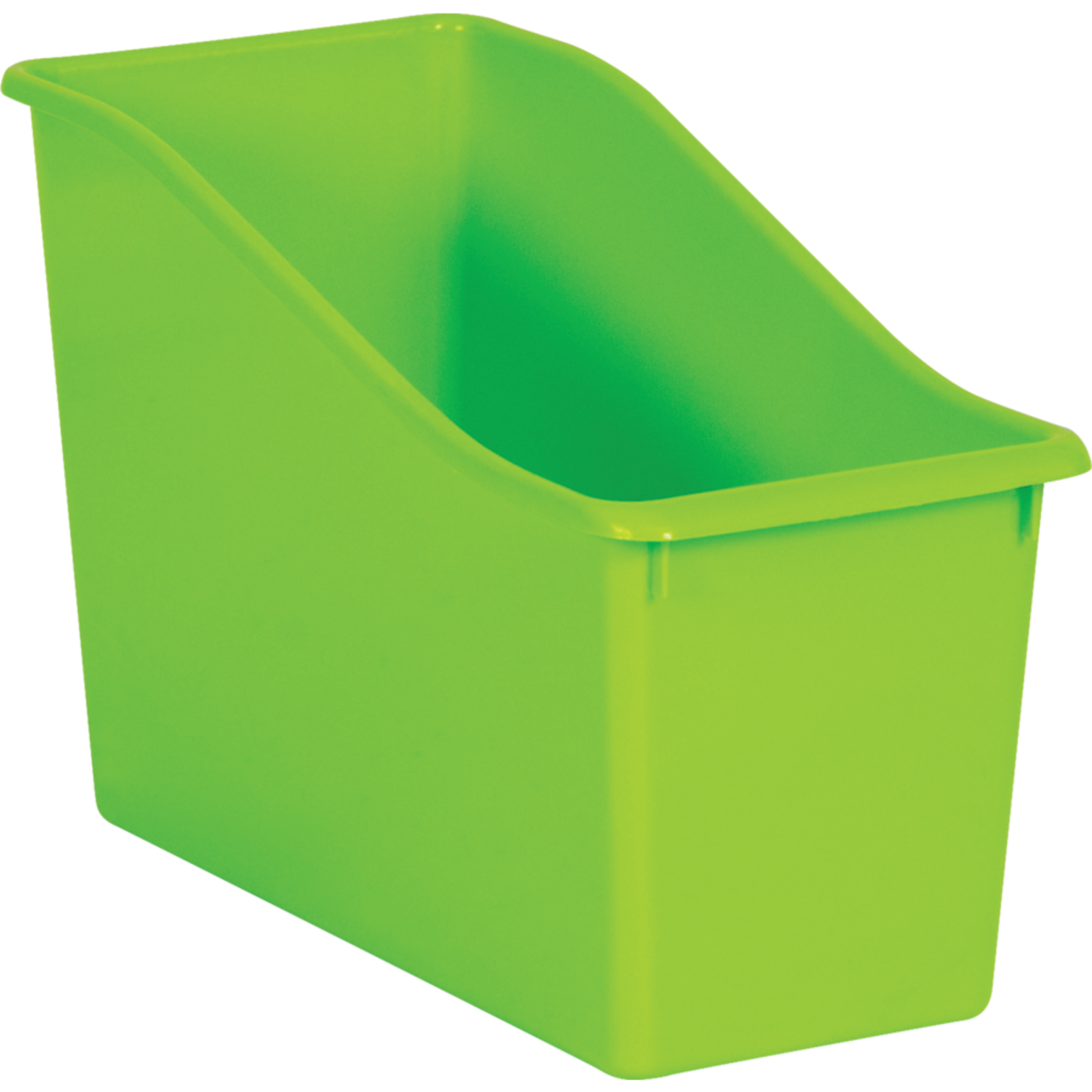 TEACHER CREATED RESOURCES Lime Plastic Book Bin
